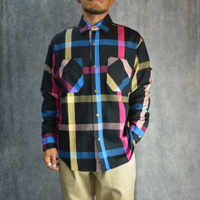 N.HOOLYWOOD - × BIG MAC SHIRT （NVY CHECK） / テーパードシルエット 