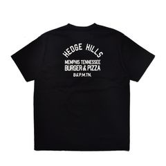 Hedge Hills Burger Shop T-SH （BLK） プリント Tシャツ （ブラック）｜2605-4002