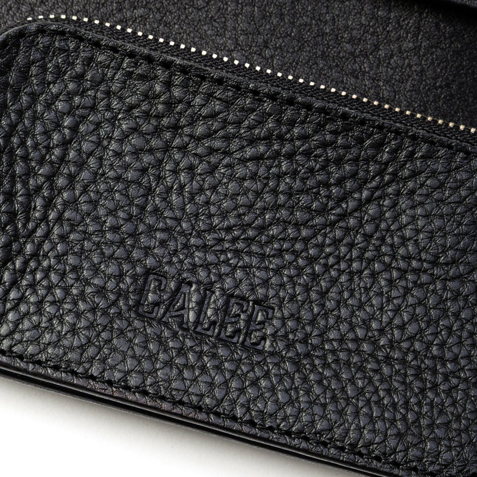 LIGHTNING LEATHER FLAP HALF WALLET ＜EXCLUSIVE＞ (BLACK)｜フラップハーフウォレット 三つ折り財布｜CL-26SS007LE EX