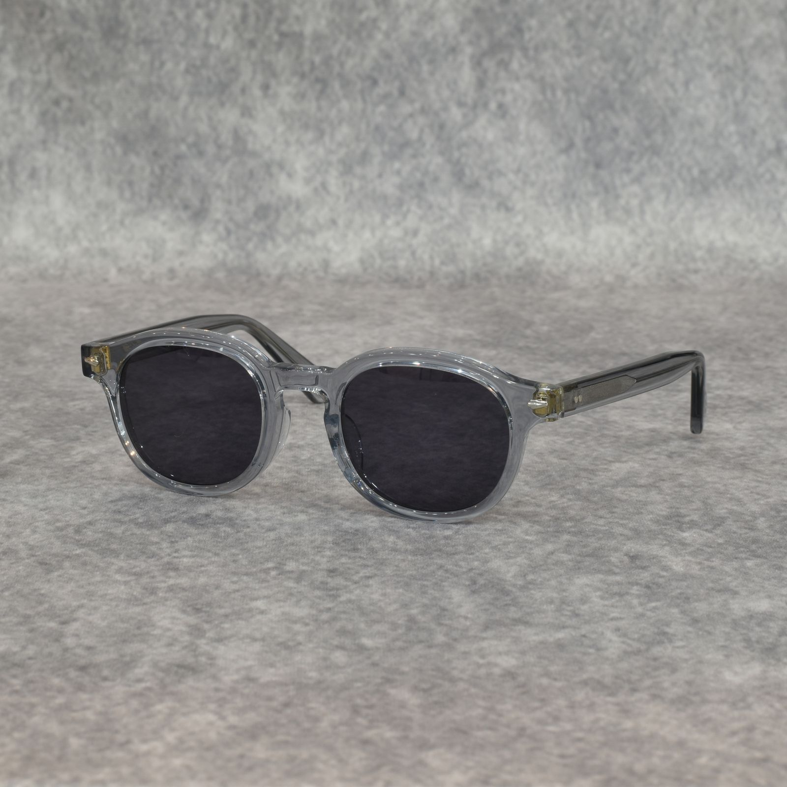 B/W TYPE GLASSES (CLEAR / BLACK)｜ボストン/ウェリントン サングラス｜CL-25AW002G