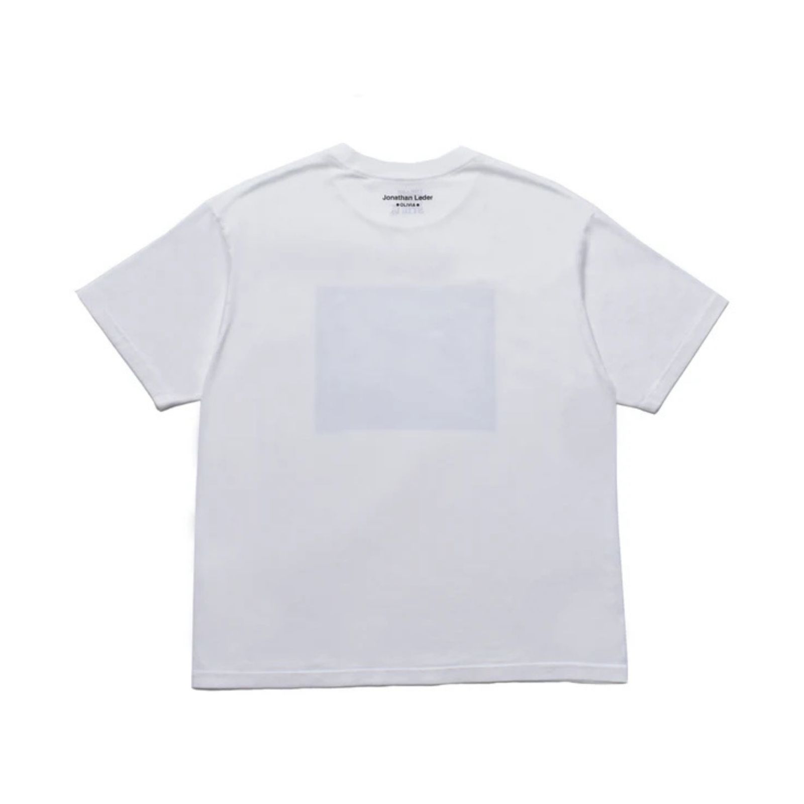 Jonathan Leder × Stie-lo "OLIVIA" Crewneck T-SH （WHITE） / プリントTシャツ （ホワイト） 25MND-STL004