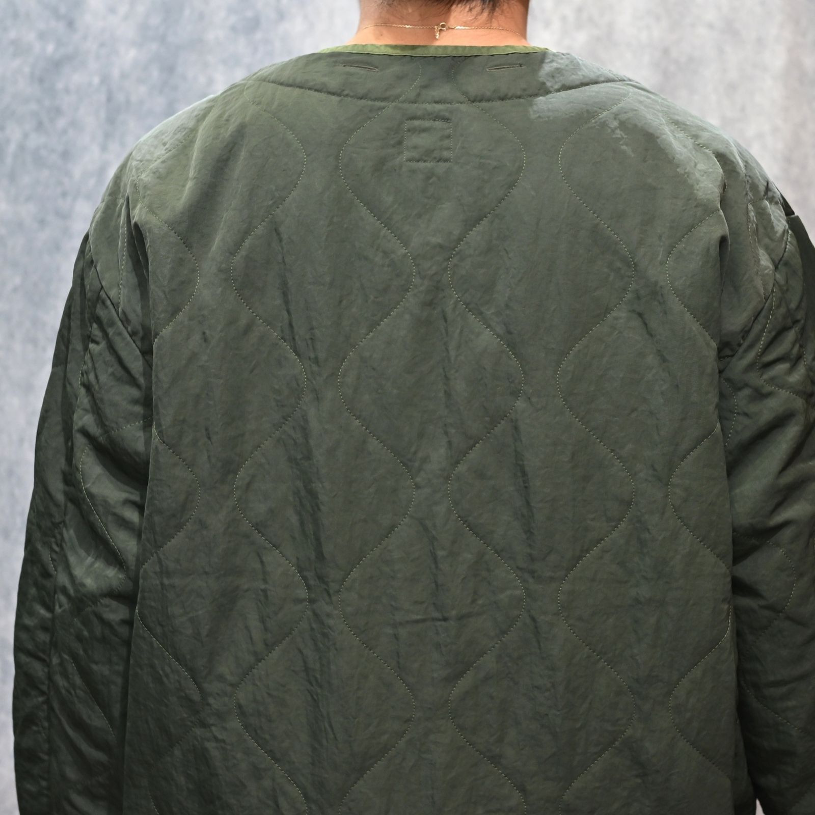 SUPER NYLON MILITARY LINER (OLIVE)|スーパーナイロン ミリタリー ライナー ジャケット (オリーブ) PC-015-2014-52