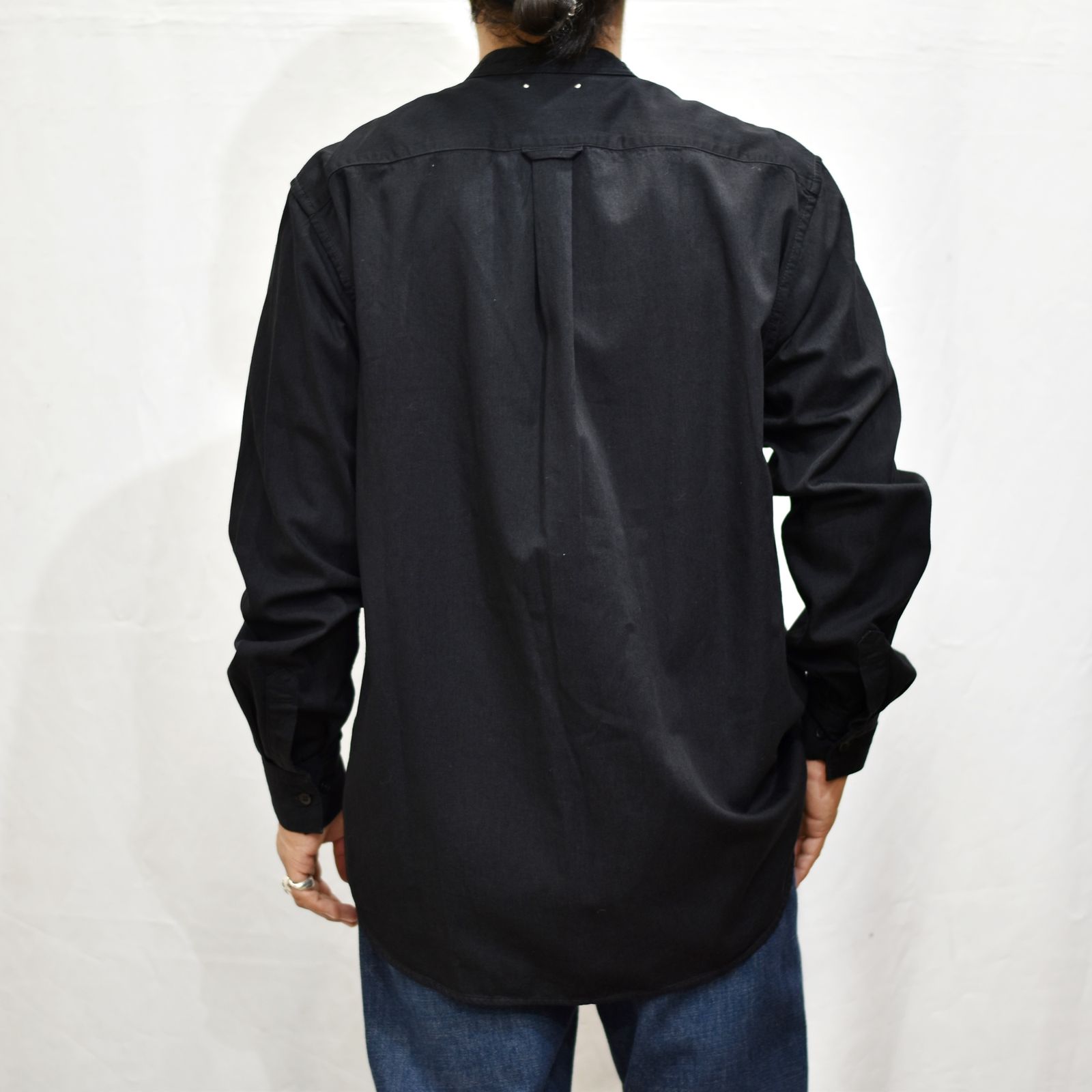 Band Collar OG. Denim Long SH (BLK)