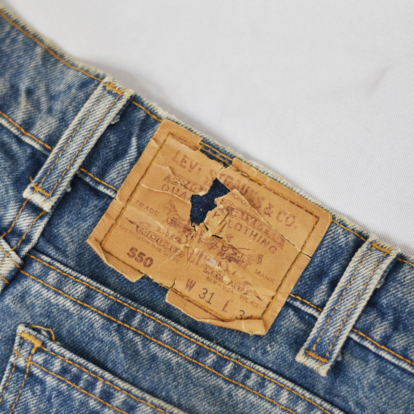 古着 90's / Levi's 550 - 0288 USA製 デニムパンツ /  表記サイズ 31x34
