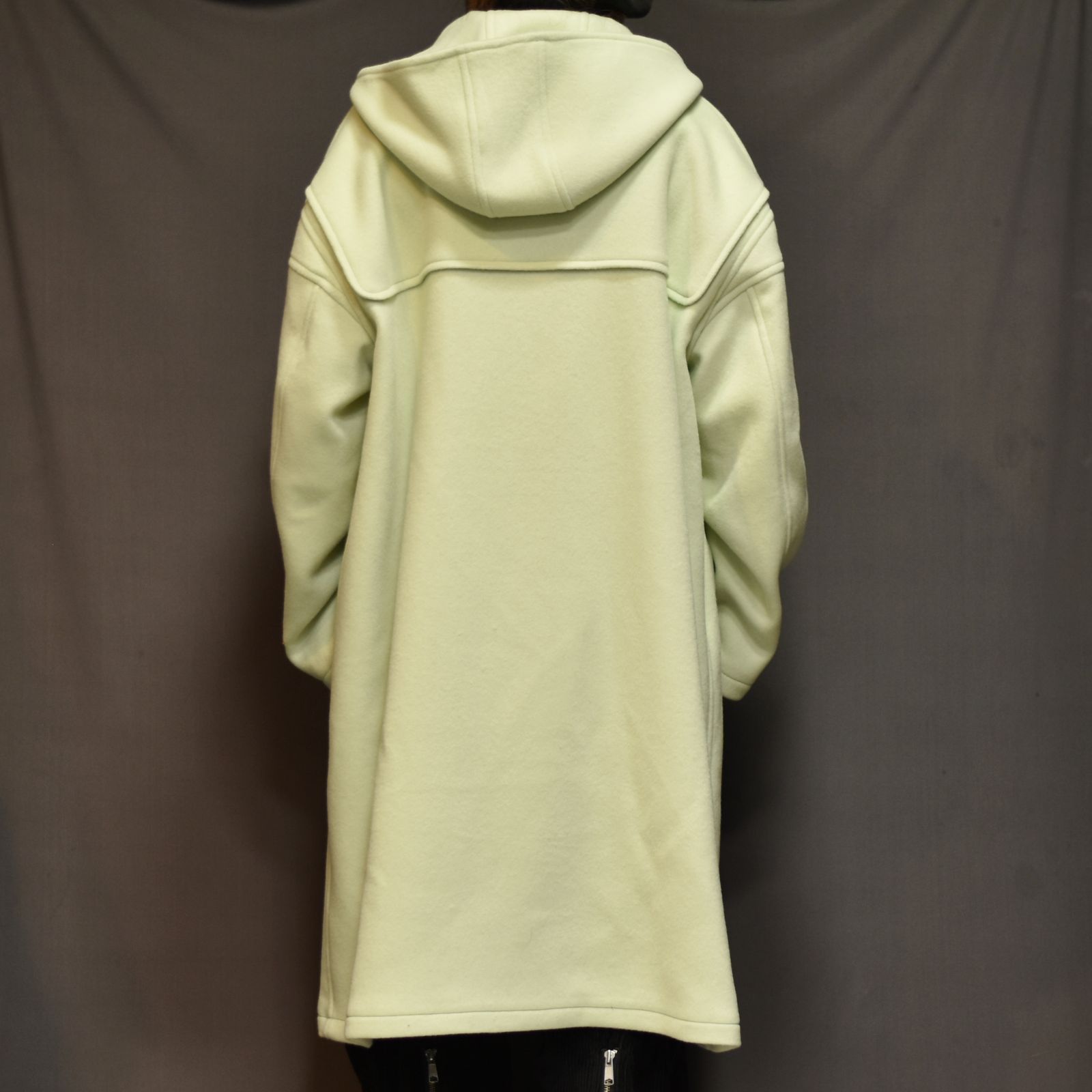 el conductorH - WOOL MELTON HEART DUFFLE COAT (MINT) / ウール