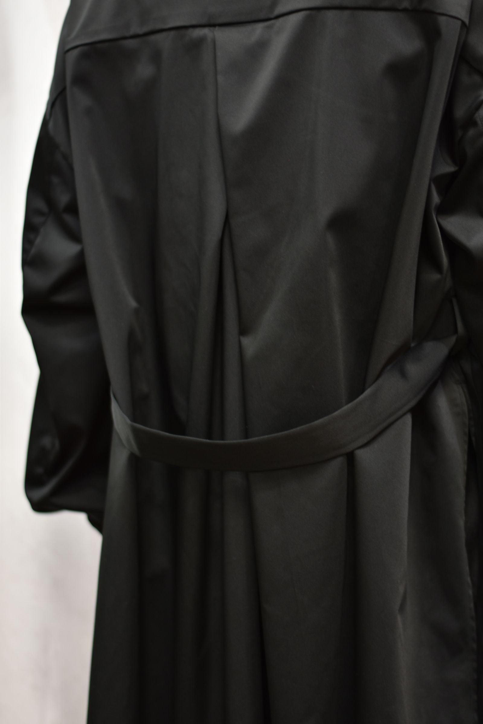 デタッチャブルカラーロングシャツコート / LB21FW-SH03-LN (BLACK)