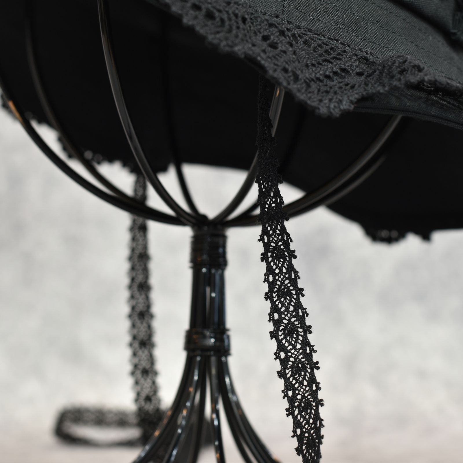 FRILL LACE BUCKET HAT (BK)｜フリルレース バケットハット｜PD26SAC01