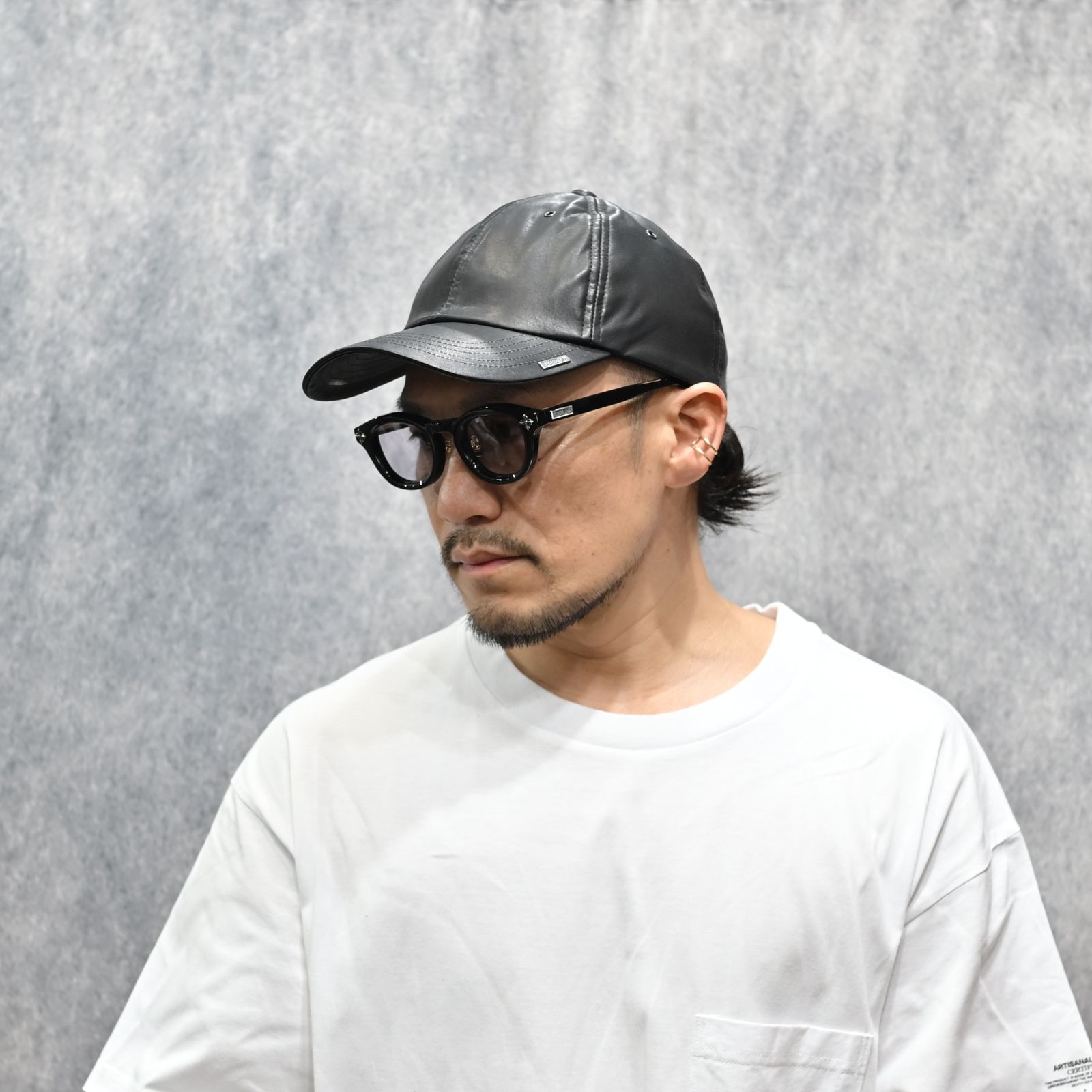 THE LINE × CASABLANCA サングラス タイプ 2 （BLACK×L.GRAY / ブラック×ライトグレー） CAS-02