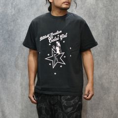 BINDER NECK CAL GIRL VINTAGE TEE (BLACK)｜プリントTシャツ｜CL-25SS062
