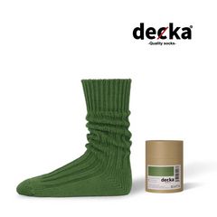 Cased Heavyweight Plain Socks -1st Collection- (GREEN) | 専用ケース付き 厚手 靴下・ソックス