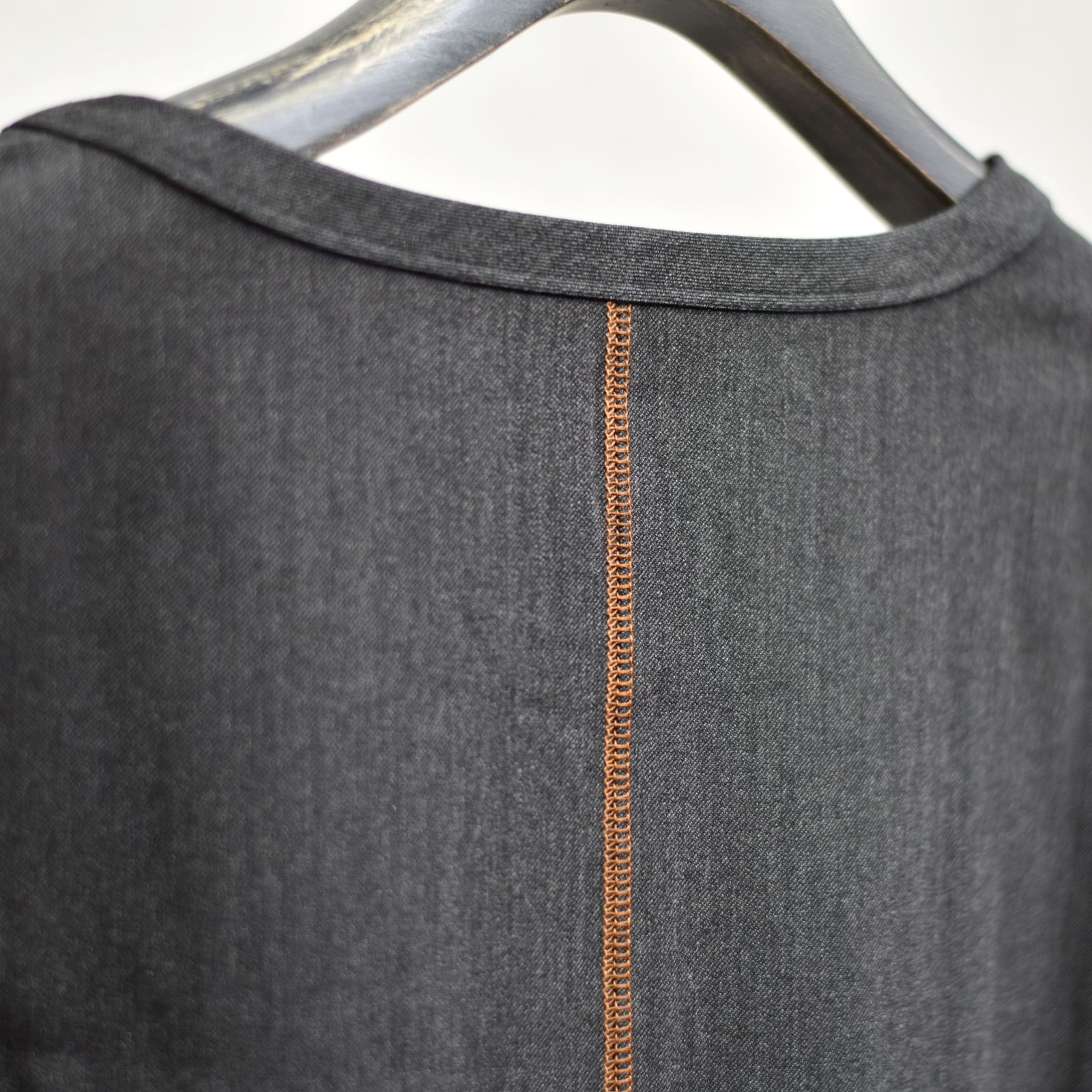 ポリエステルレーヨンアクリル ストレッチ ポケットカットソー （GRAY）