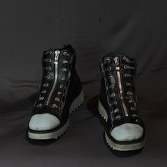 HORSE LEATHER SNEAKER ZIP FRONT FZ-2