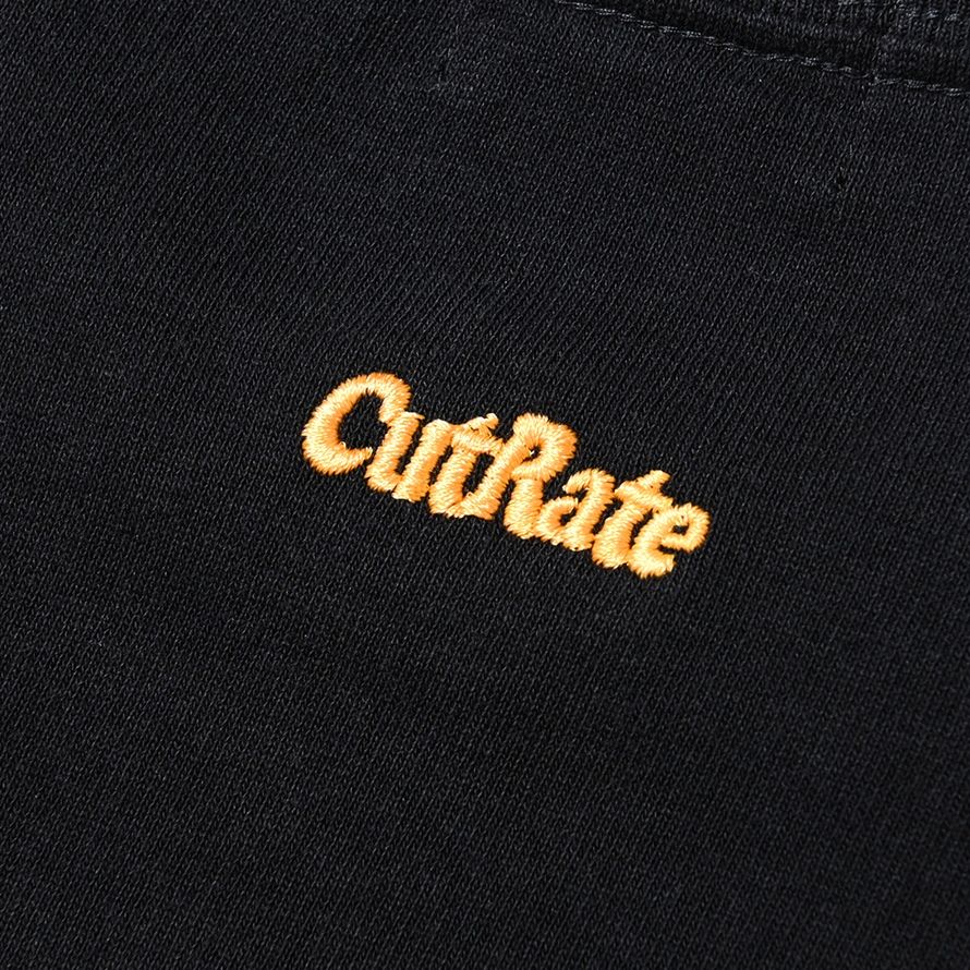 CUTRATE CLASSIC LOCAL LOGO HEAVY WEIGHT DROPSHOULDER S/S -T-SHIRT (BLACK)