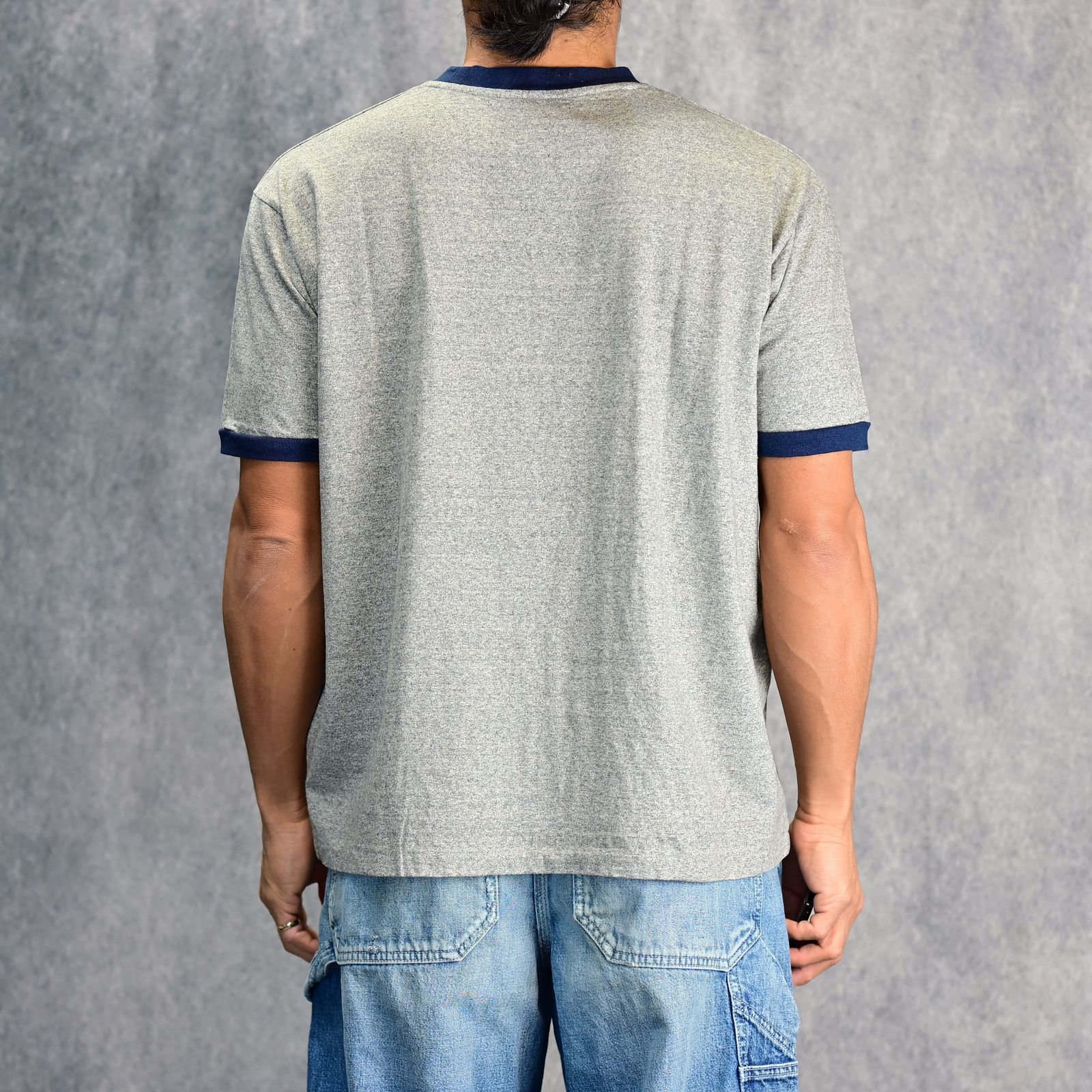 SHIRLEYS Ringerneck T-SH （GRT） /  リンガー プリントTシャツ （グレー） 2503-4003