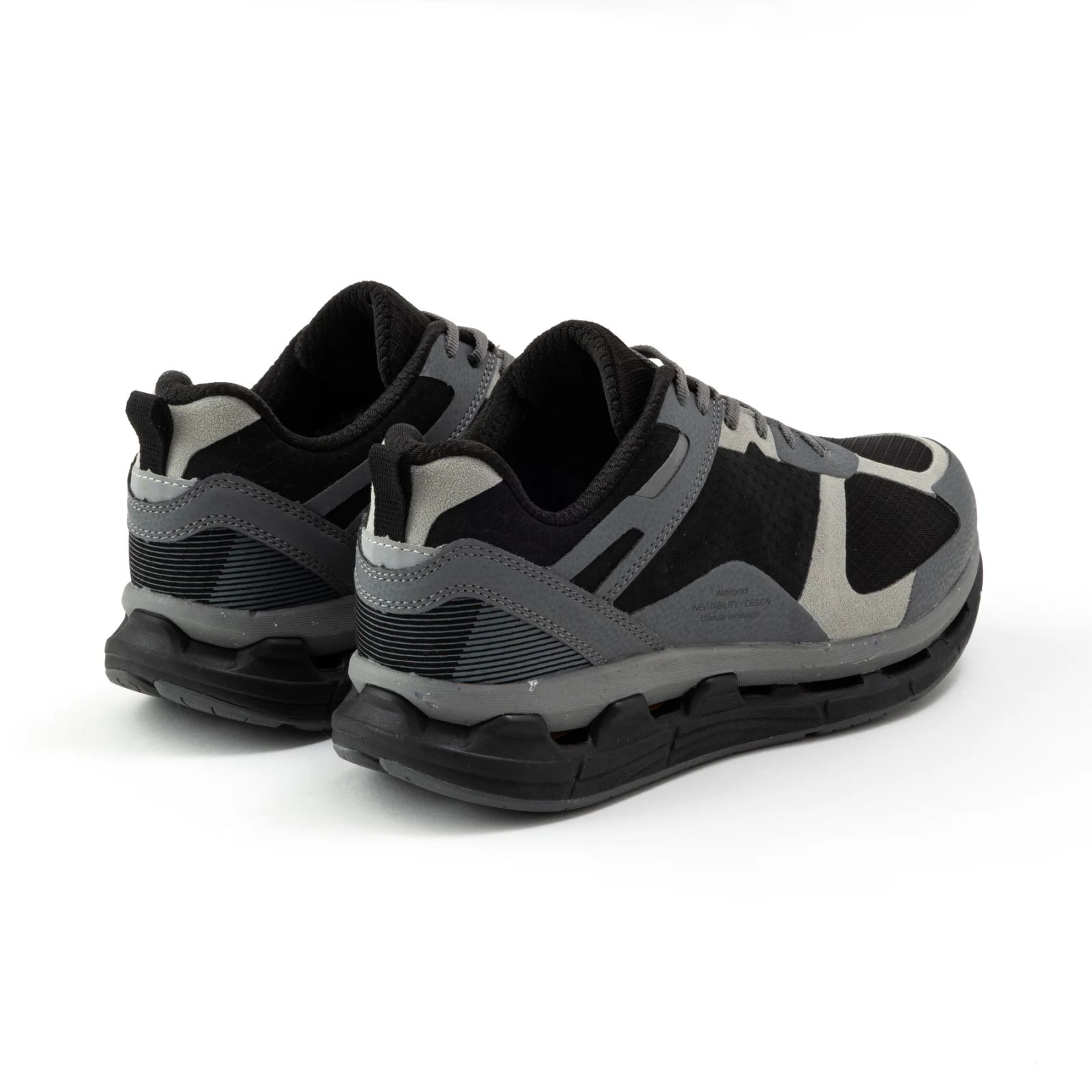 × MOISTHROUGH 360 ＜VENTIRIS＞ (BLACK / GRAY)｜モイスルー360 ＜ヴェンティリス＞ スニーカー｜MS360-CALEE001