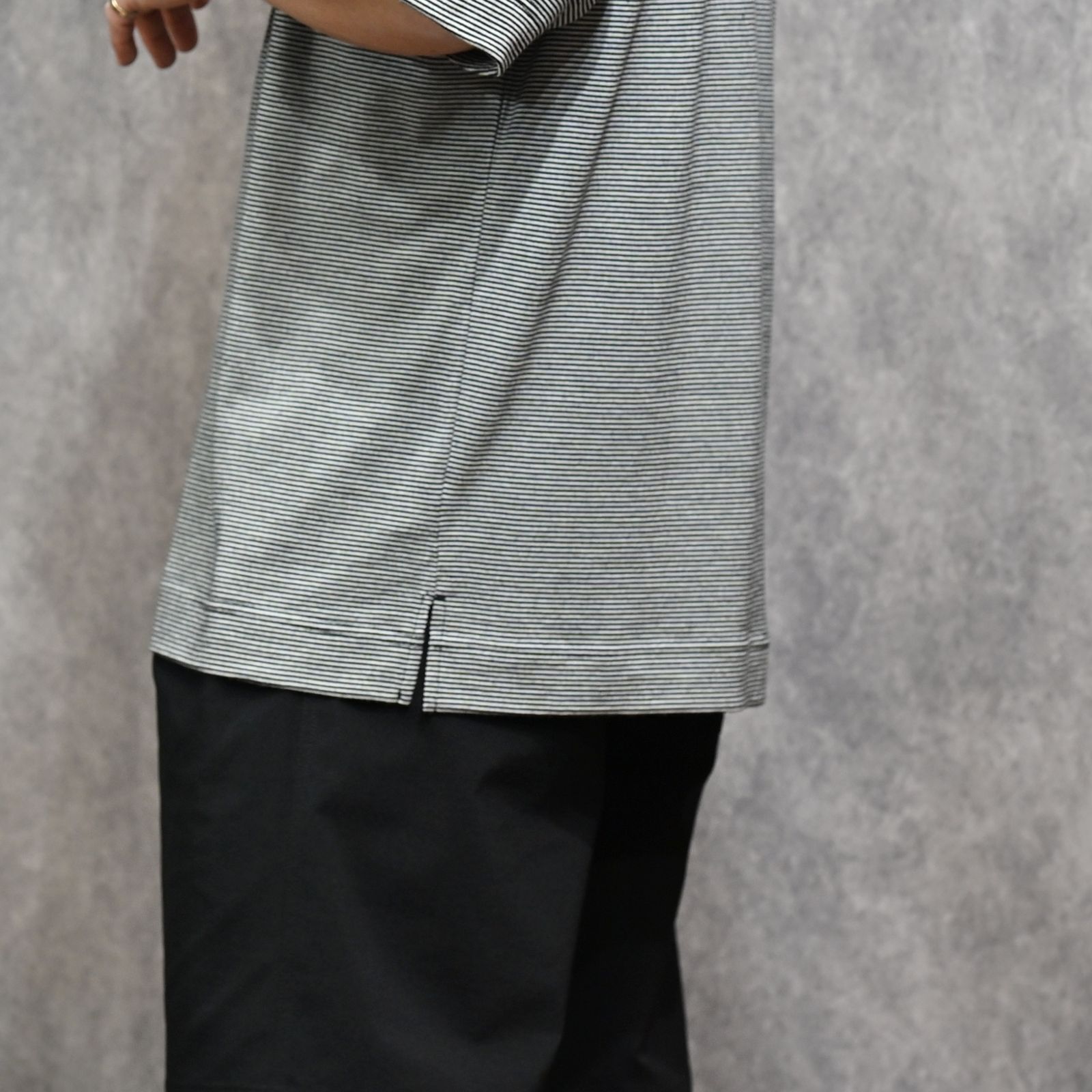 POLO SHIRT （BK BORDER / ブラックボーダー）｜ポロシャツ｜2261-CS57-019
