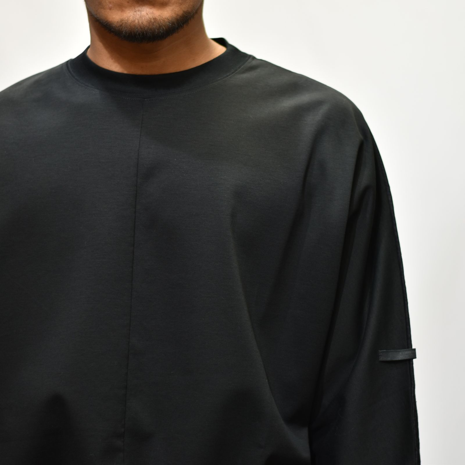 N.HOOLYWOO × MINEDENIM BD.Discharge Glen Check NHW LS TSH （BLACK） ロングスリーブ 長袖カットソー グレンチェック