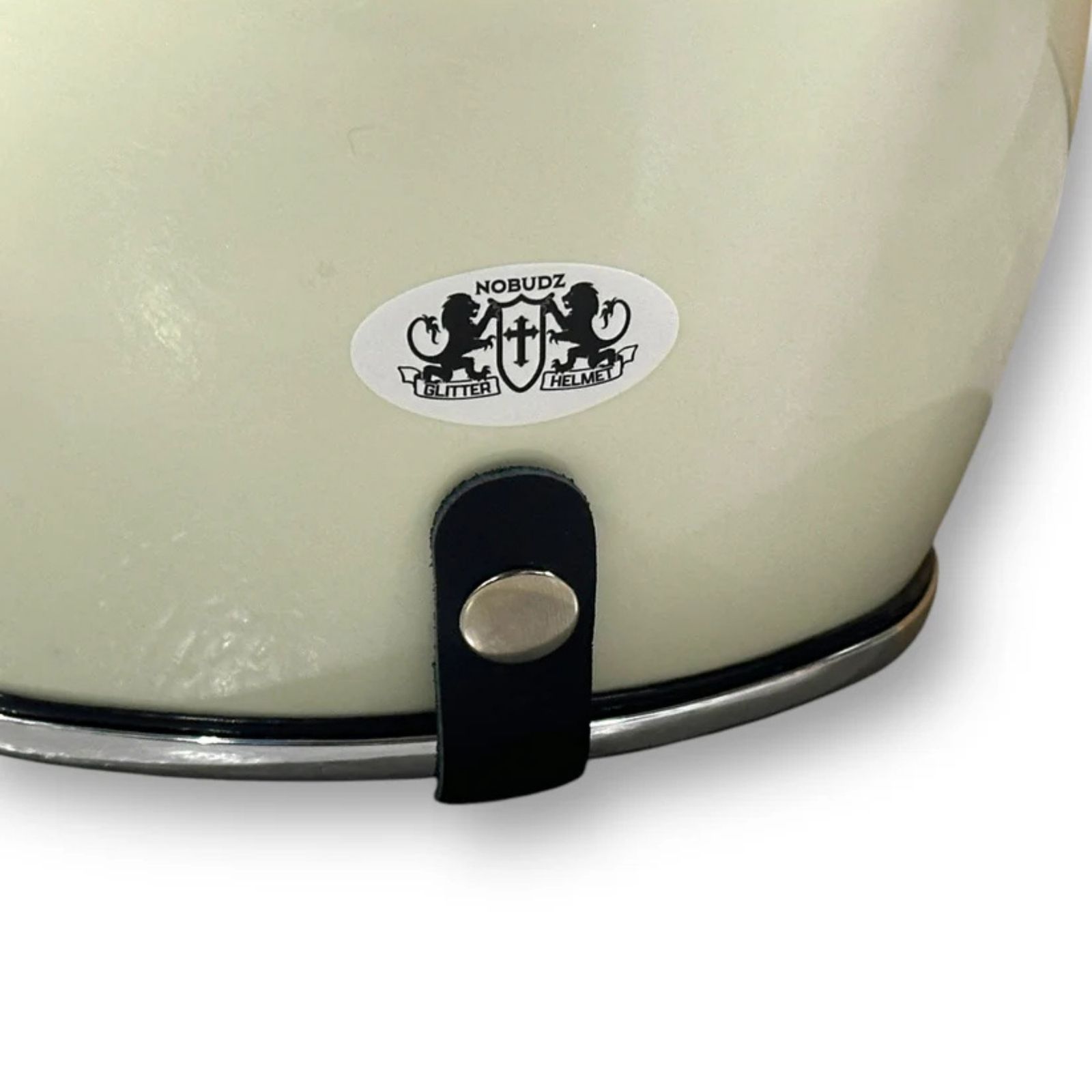 【S・Lサイズ｜即日発送】 | GLITTER 3/4 HELMET (WHITE) | グリッターヘルメット