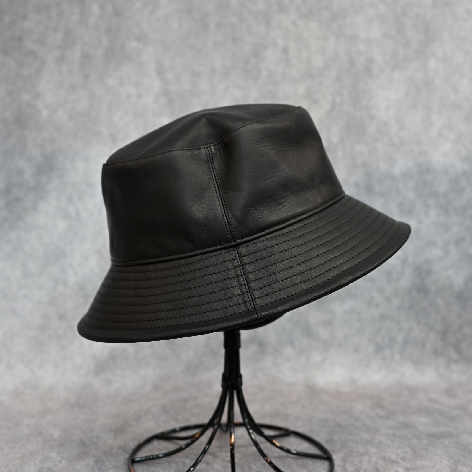 Furniture Leather バケットハット （BLACK / ブラック） 858-02