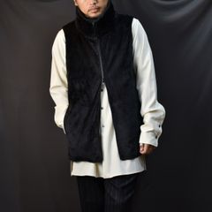 super high neck vest (BLACK) / ハイネック ベスト