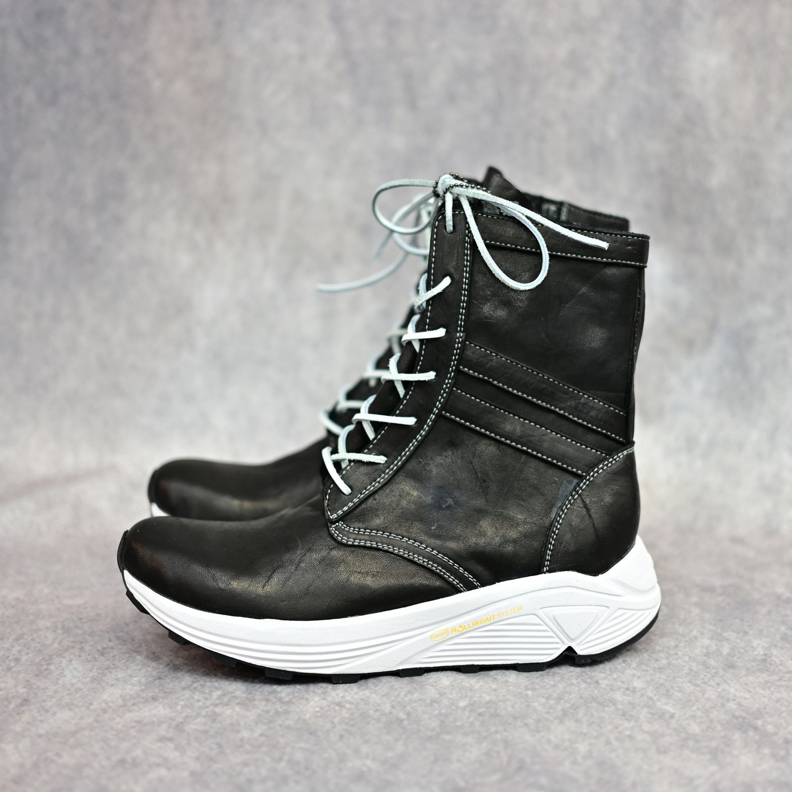 ジャパンショルダー製品染め コンバットスニーカー （BLACK）｜ブーツ スニーカー ｜ 657-02