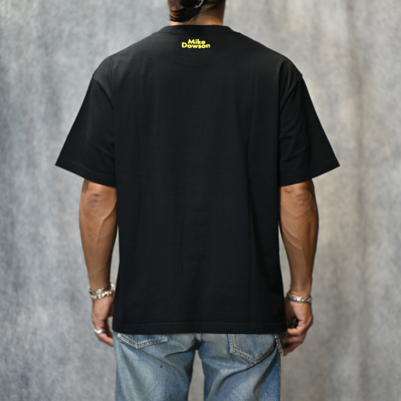 MIKE DOWSON “Naked Fashion Girls”×Stie-lo “Lollipop” Crewneck T-SH （BLACK） / プリントTシャツ （ブラック） 25MND-STL002