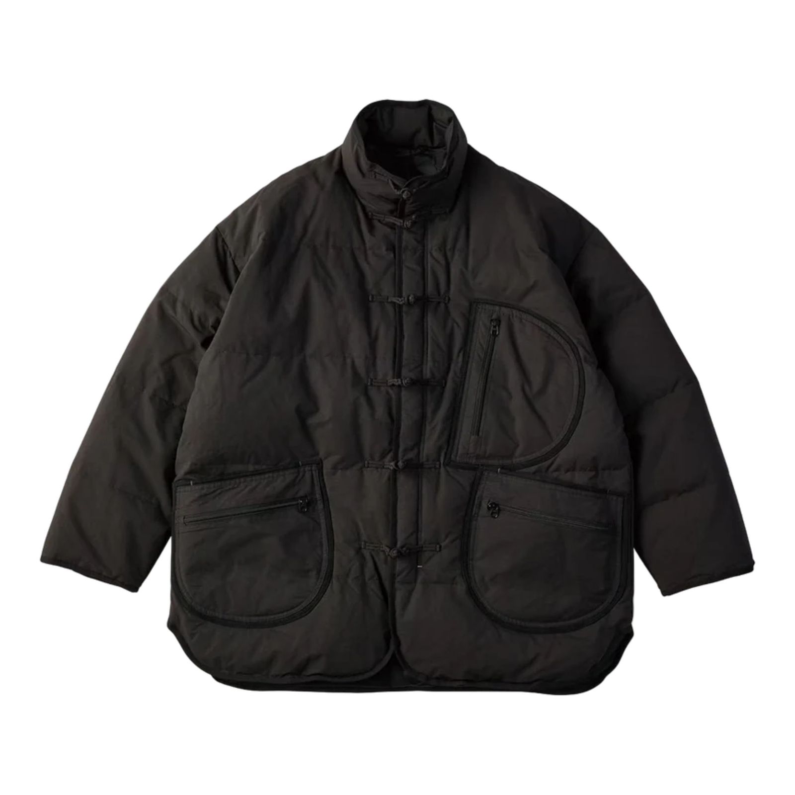 WEATHER CHINESE DOWN JACKET （BLACK）｜チャイナ ダウンジャケット （ブラック） PC-026-2441-10