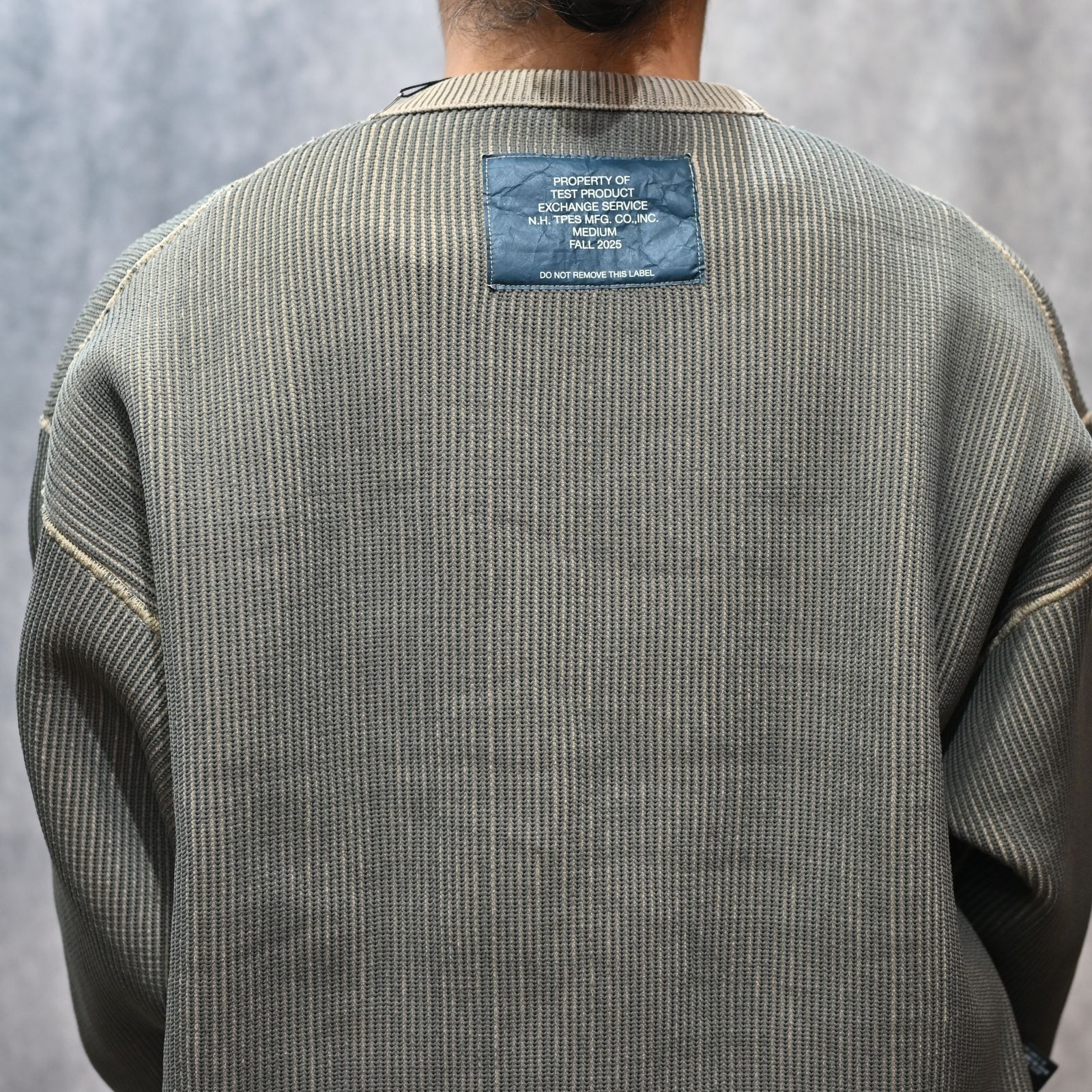 EXCHANGE SERVICE TOPS KNIT （BEIGE）｜リバーシブル ニット｜9252-KT02-016