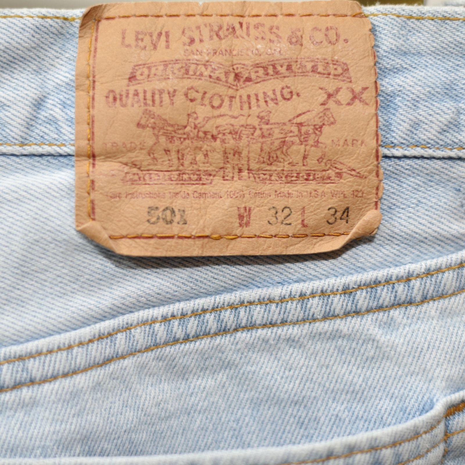 古着 90's｜Levi's リーバイス 501 - 0134 USA製 デニムパンツ｜表記サイズ 32x34
