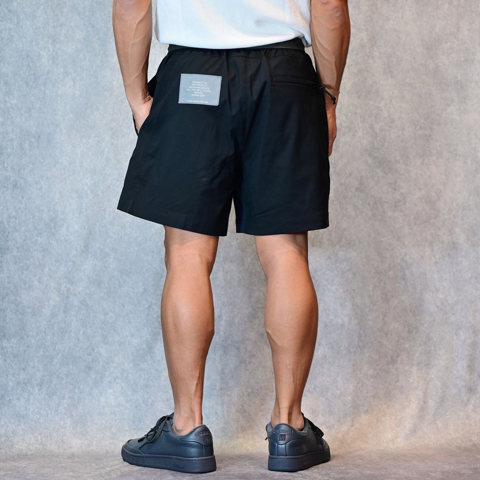 HALF PANTS （BLACK） / ハーフ ショーツ ショートパンツ （ブラック） 9251-CP52-001