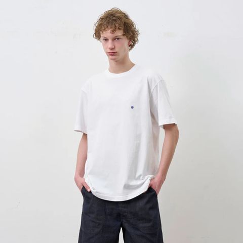 DIAMOND BACK TEE （WHITE）｜ダイアモンド プリント Tシャツ （ホワイト） 602-261-17