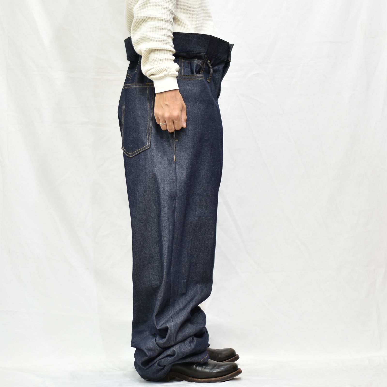 FACETASM - SUPER BIG DENIM PANTS (INDIGO) | chord online store