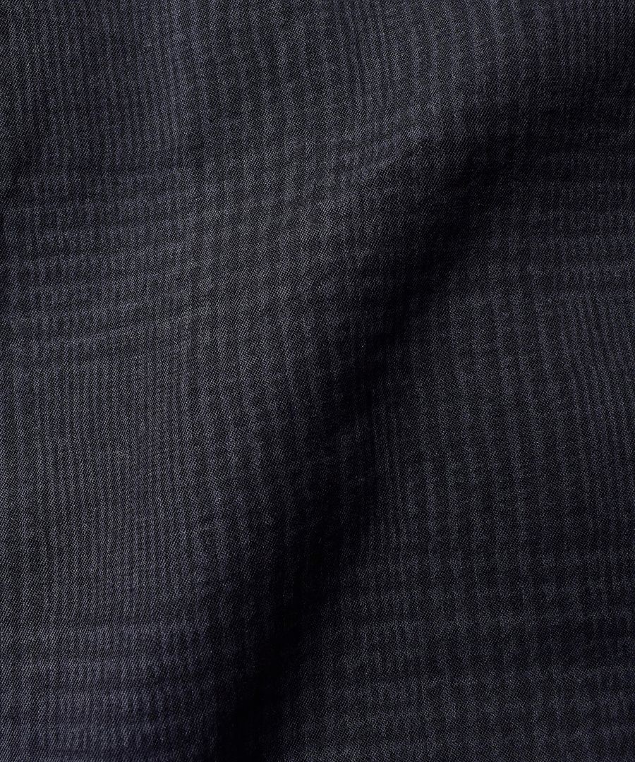 N.HOOLYWOO × MINEDENIM BD.Discharge Glen Check NHW LS TSH （BLACK） ロングスリーブ 長袖カットソー グレンチェック