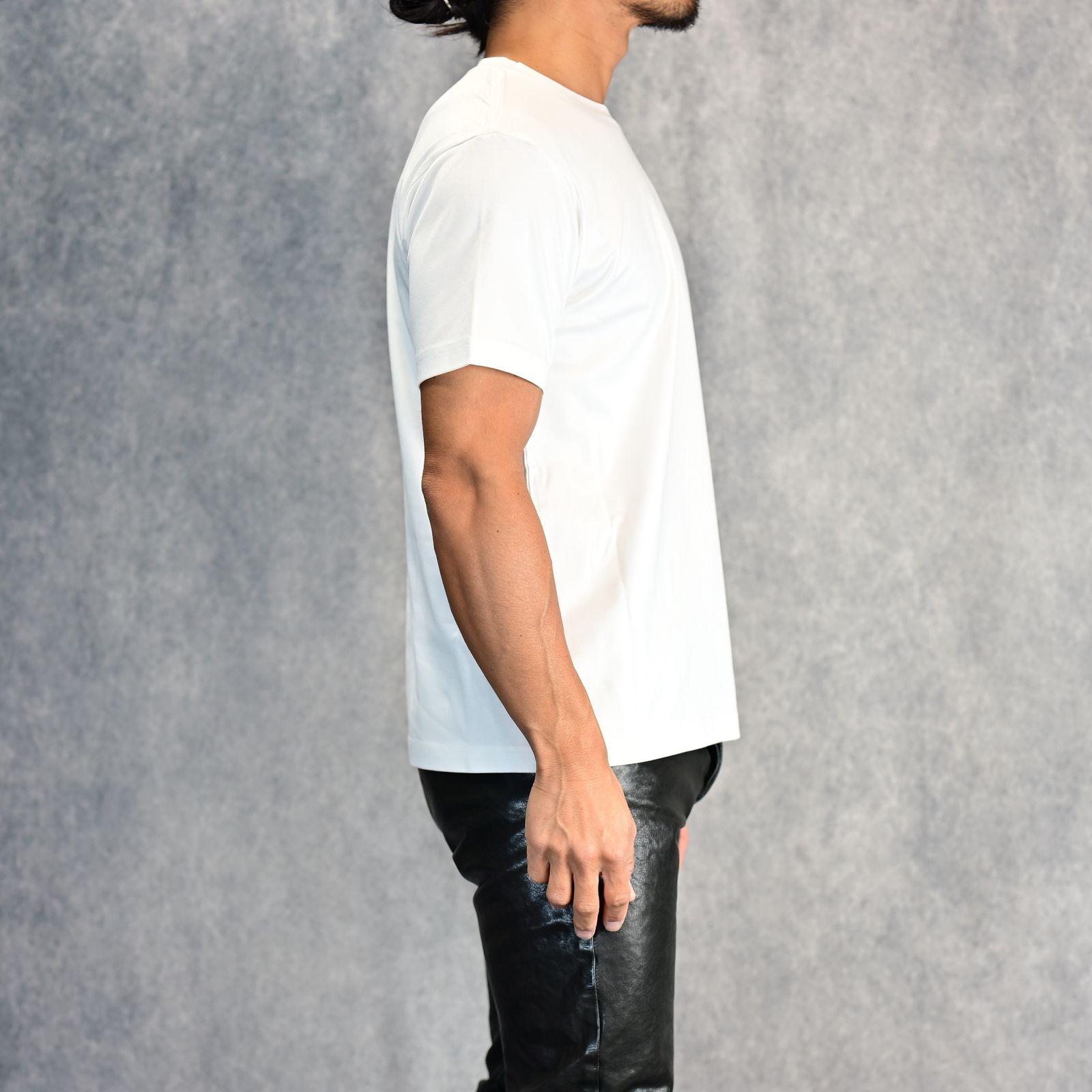 THE LINE スーピマコットン Tシャツ （WHITE） T-268