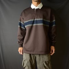 LAGER SHIRT （BROWN） / ラガーシャツ （ブラウン）