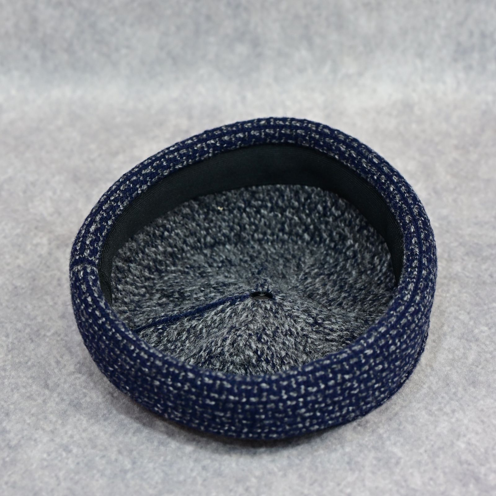 TWEED KNIT FISHERMAN’S CAP （BLUE）｜ツイード ニット フィッシャーマン キャップ （ブルー） PC-031-3651-40