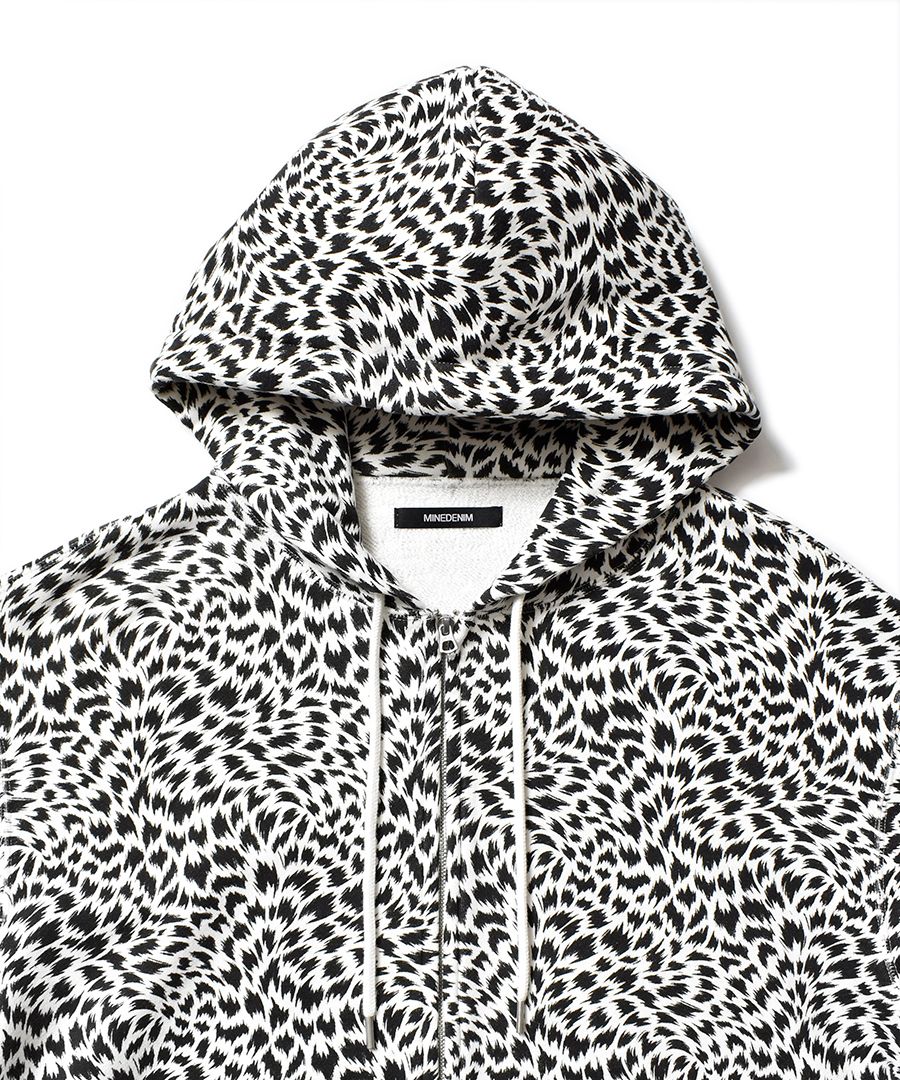 MINEDENIM - Leopard Zip Hoodie | chord online store
