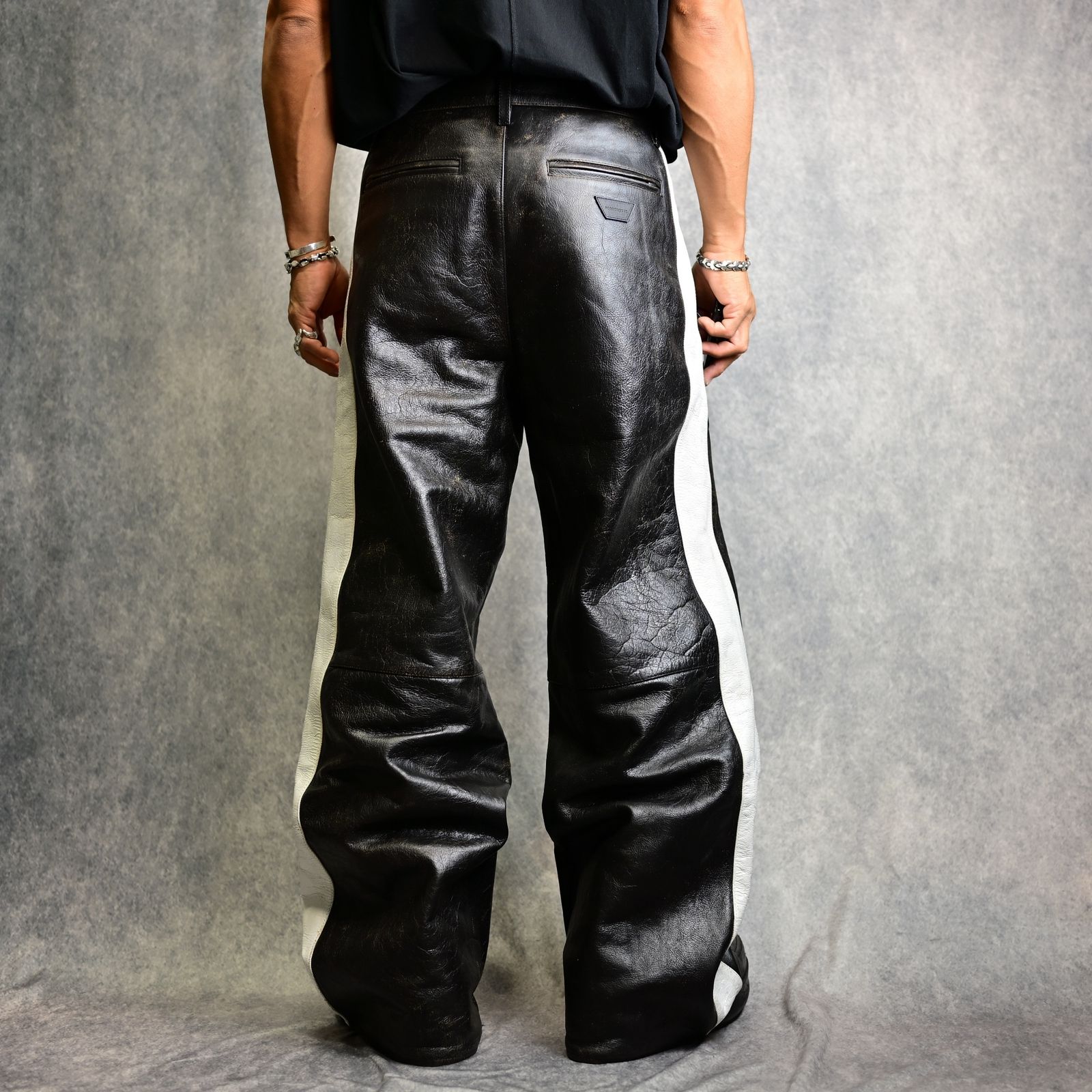 RACING PANTS LEATHER (BLACK) / レーシング レザーパンツ （ブラック）