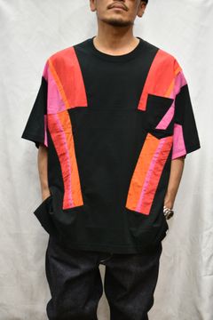 ナイロン 切り替えTシャツ