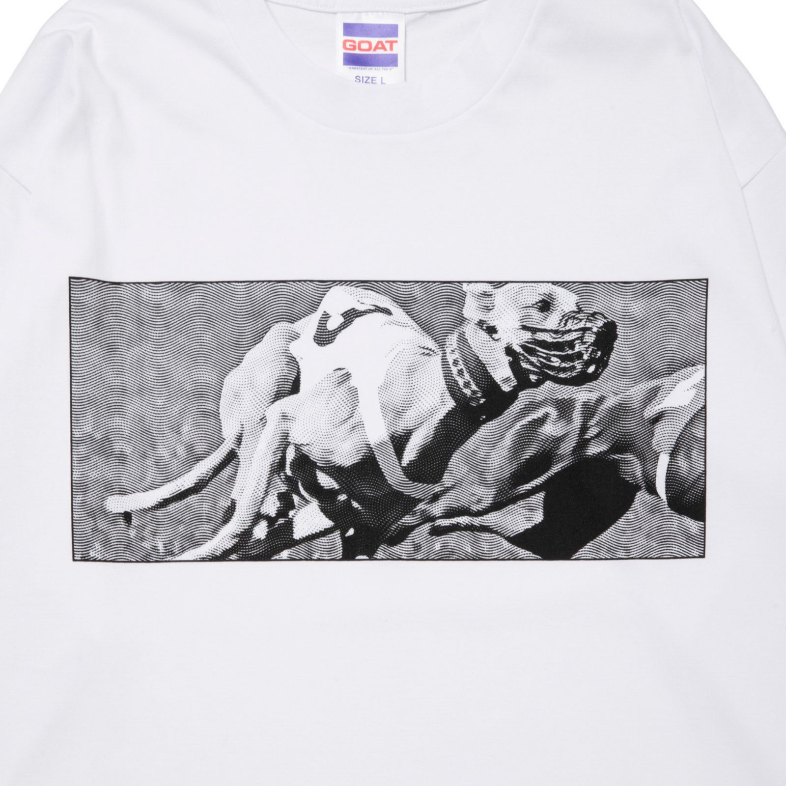 予約商品｜DOGRACE LS TEE （WHITE）｜ロングスリーブ プリントTシャツ｜入荷：2026年4月予定
