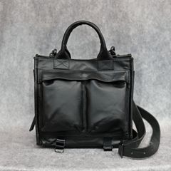 JAPAN HORSE CRACKING VINTAGE MINI-TOTE/SHOULDER BAG （BLACK）｜ジャパンホース ミニトート バッグ｜260-01