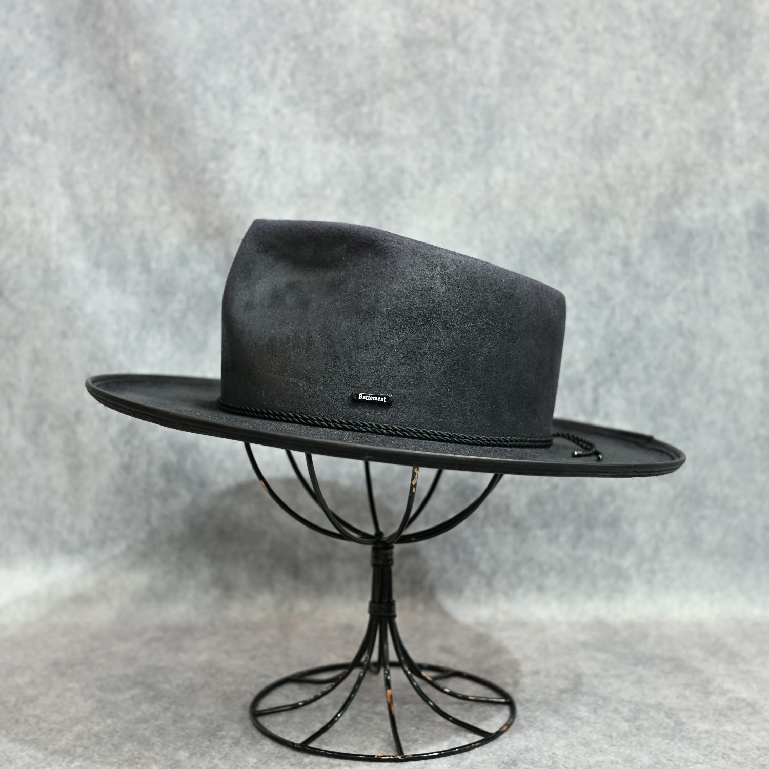 × Battement Wool Felt Hat （BLACK / ブラック） ウールフェルト ハット / Ba-898-01