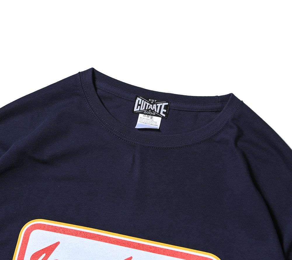 CUTRATE THE TIGER DROPSHOULDER S/S T-SHIRT (NAVY)