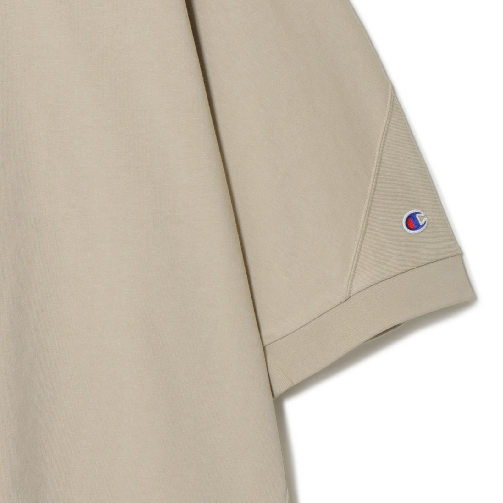 × champion  T-SH （BEIGE） /  クルーネック Tシャツ （ベージュ）