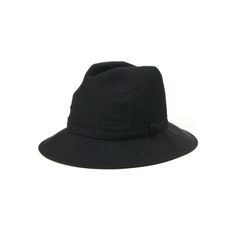 GABARDINE FEDORA HAT (BLACK) | フェドラハット | HS-H09-100-2-03