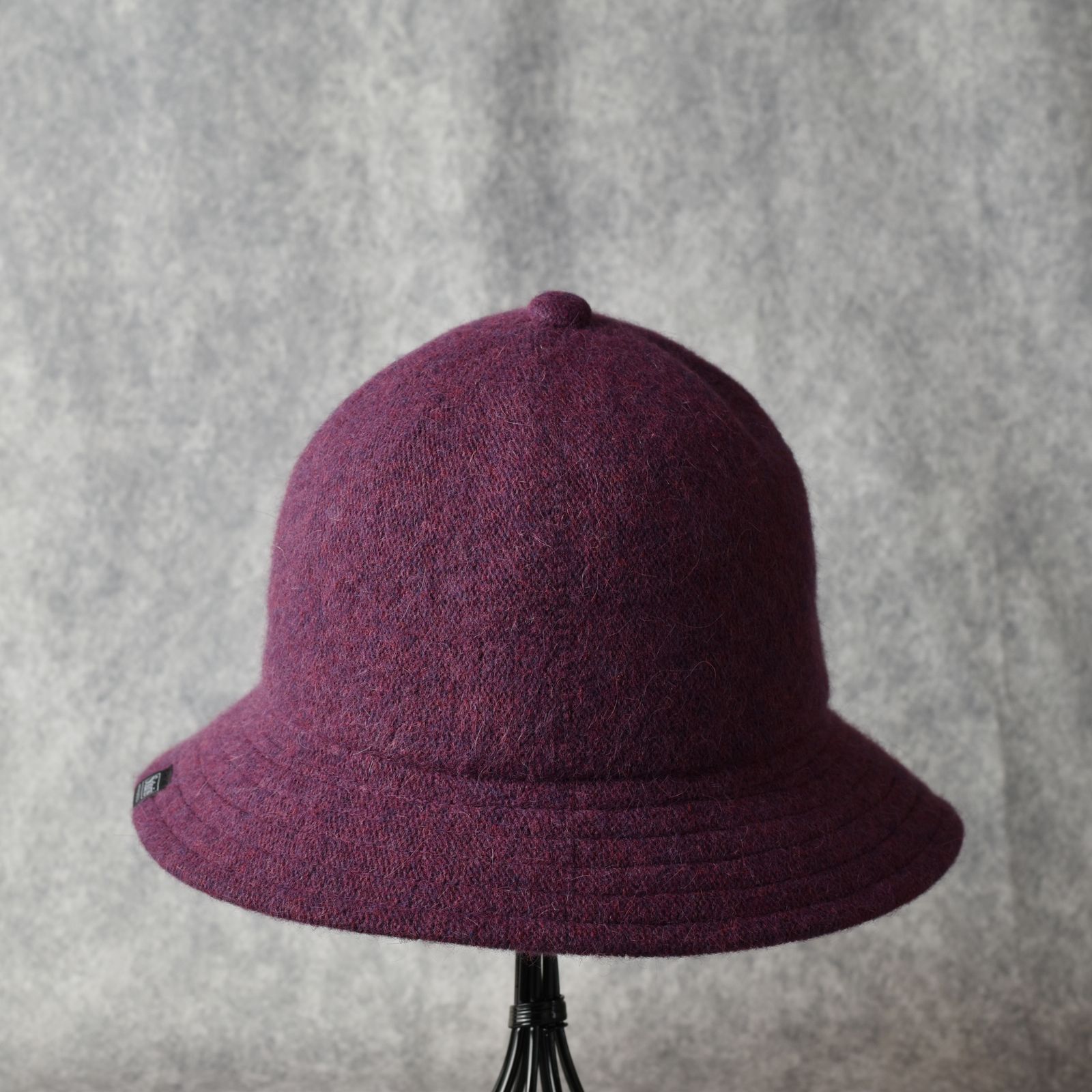 Angora Wool Bell Hat "BOYZ" (BURGUNDY) / アンゴラウール ベル型ハット