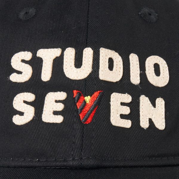 V Flower Logo Cap （BLACK） / フラワーロゴ キャップ （ブラック）