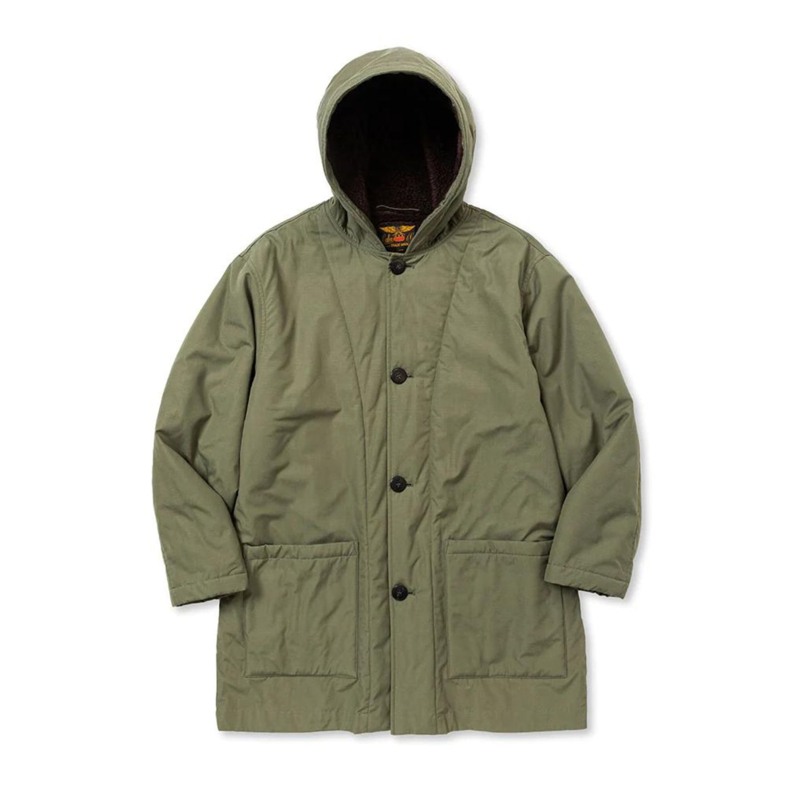 CT RIPSTOP MIRITARY TYPE OVER COAT (OLIVE) / リップストップ ミリタリータイプ オーバーコート