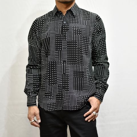 Distortion Dot CU．Denim Regular SH