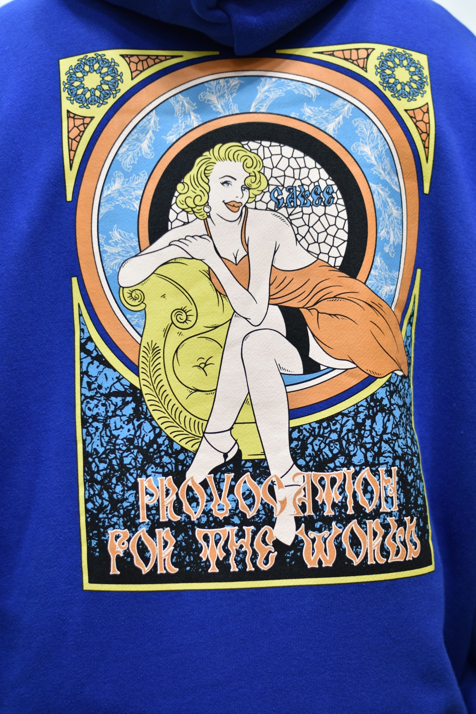 PROVOCATION FOR WORLD PULLOVER PARKA (BLUE)